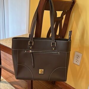 Brown Leather Tote Bag